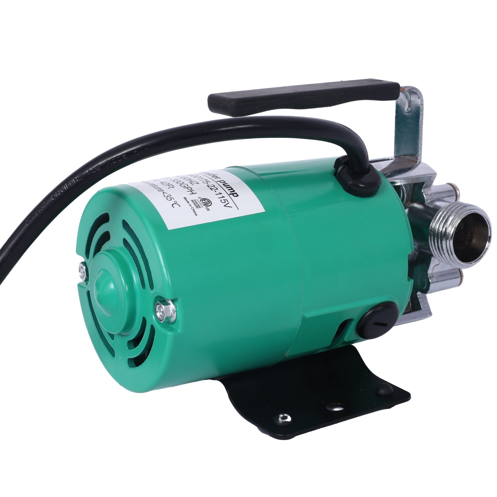 330 GPH Utility Pump with 6-Foot Hose Kit for Garden, Pool, Hot Tub, Rain Barrel - Image 4