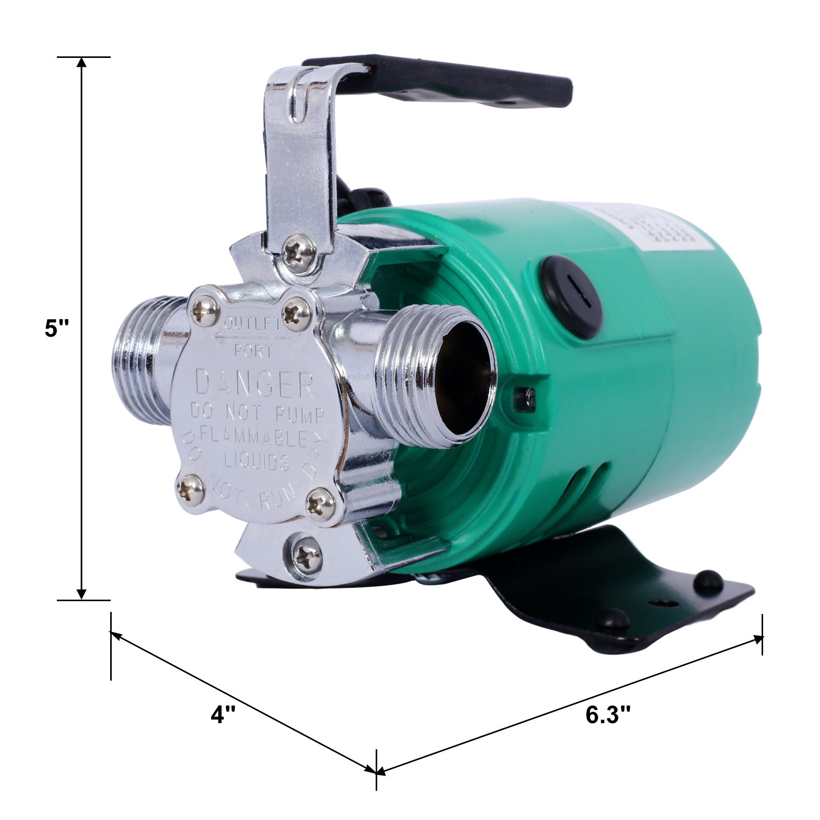 330 GPH Utility Pump with 6-Foot Hose Kit for Garden, Pool, Hot Tub, Rain Barrel - Image 3