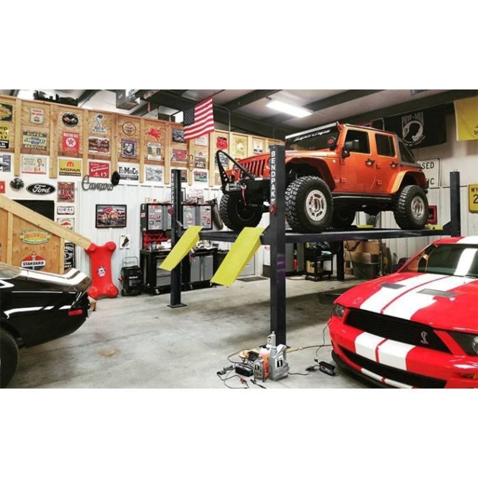 BendPak 4-Post Compact Car Lift, 7000-Lb. Capacity, - Image 5