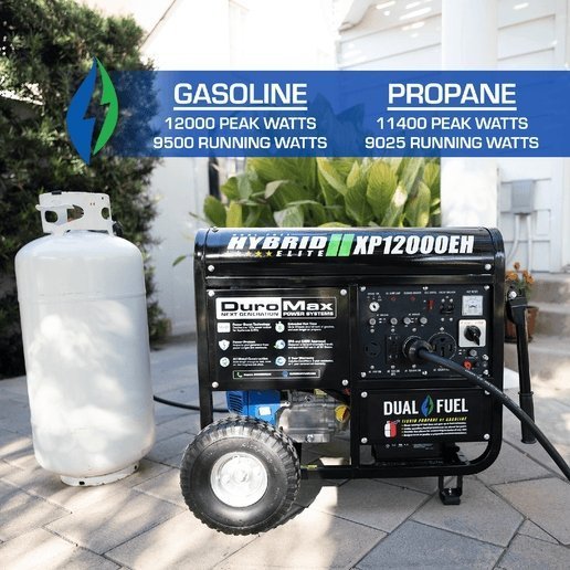 DuroMax DS12000EH 12,000 Watt Dual Fuel Portable Generator - Image 3