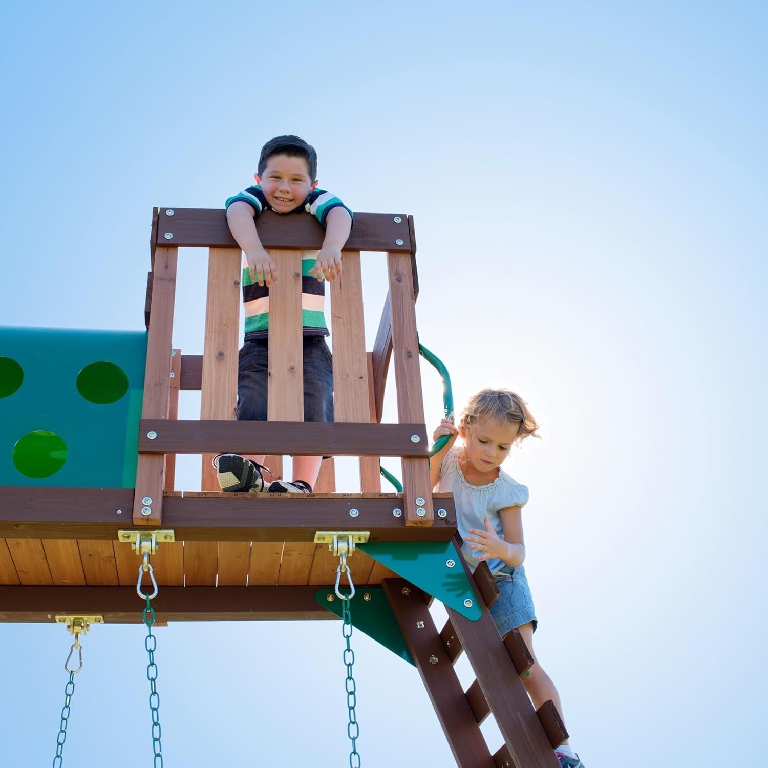 Backyard Discovery Woodridge Elite Cedar Swing Set/Playset - Image 4