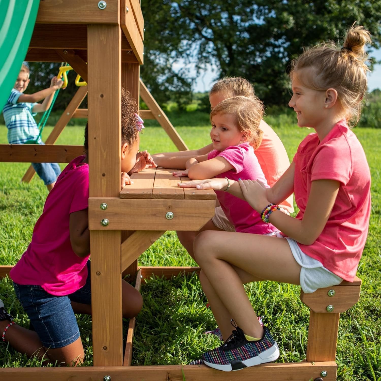 Backyard Discovery Belmont All Cedar Swing Set - Image 4