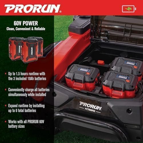 60V Zero Turn Riding Lawn Mower - Image 8