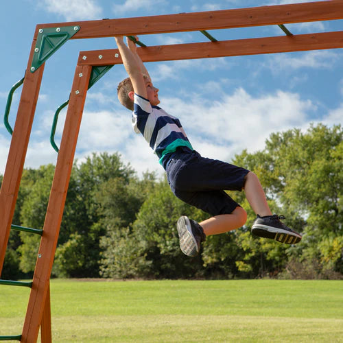 Backyard Discovery Skyfort II Cedar Wood Swing Set - Image 5
