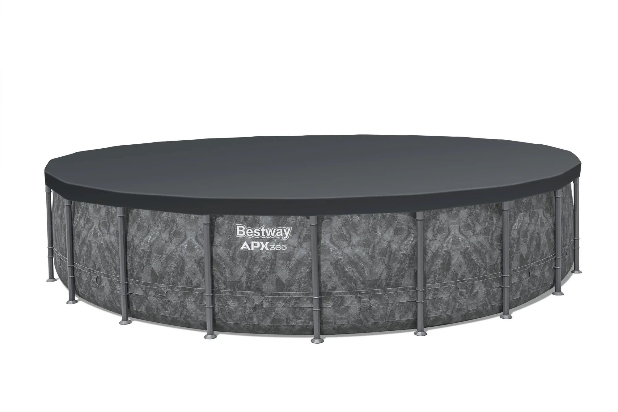 Bestway APX 365 22’x52″ Round Above Ground Swimming Pool Set with Pump and Ladder - Image 4