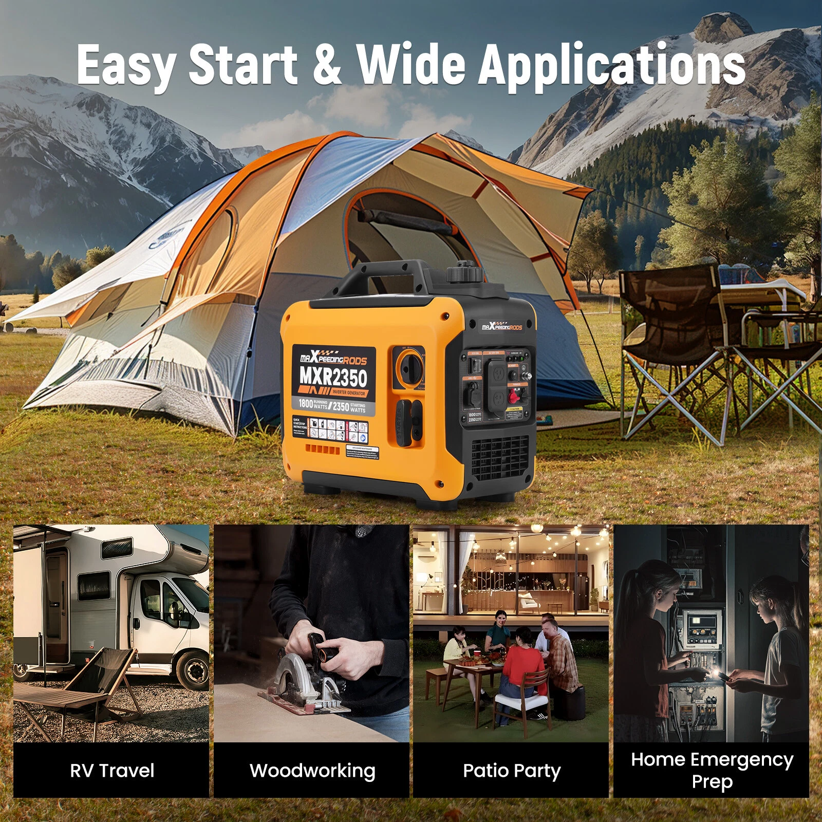 Inverter Generator Portable 2300W 2850W 3500W 4000W 5500W maXpeedingrods - Image 4