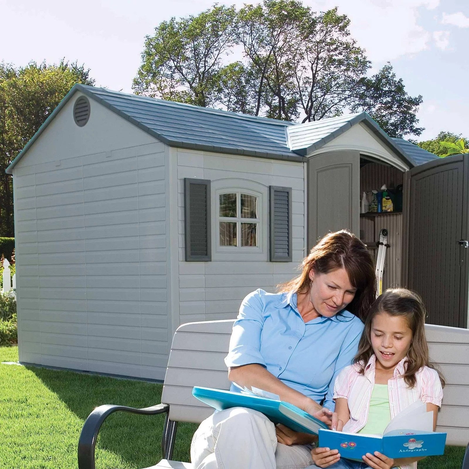 Heartland Coronado 12-ft x 8-ft Gable Engineered Wood Storage Shed with Floor Included - Image 5
